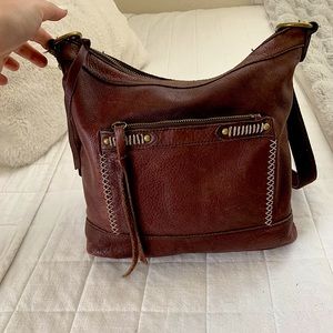 Beautiful rich leather satchel [LUCKY BRAND] 😍